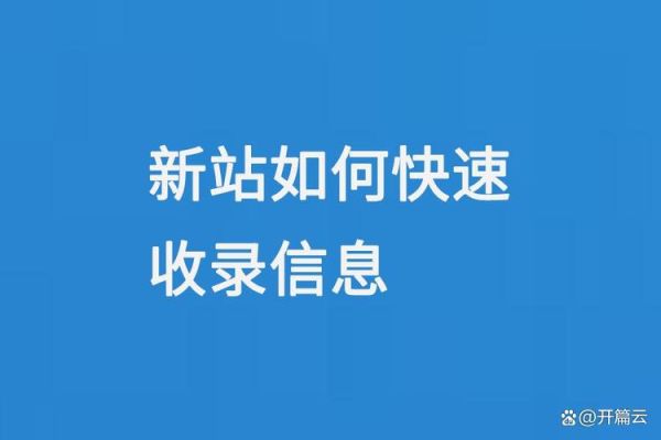 2024年网站如何快速收录_新站多久能被百度收录