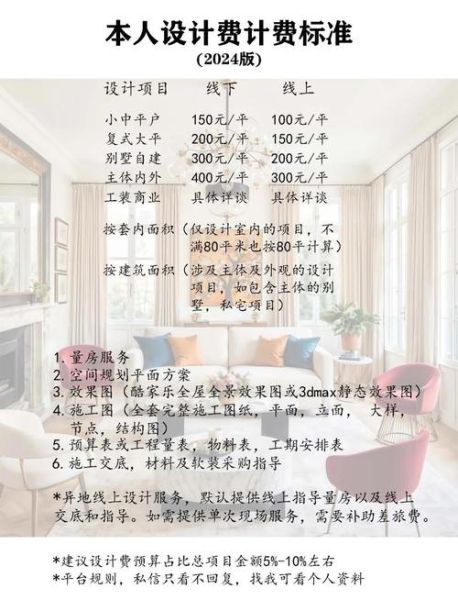 室内设计师收费标准_如何挑选靠谱设计师