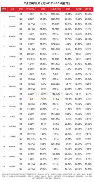 互联网公司行业分布有哪些_2024最新排名