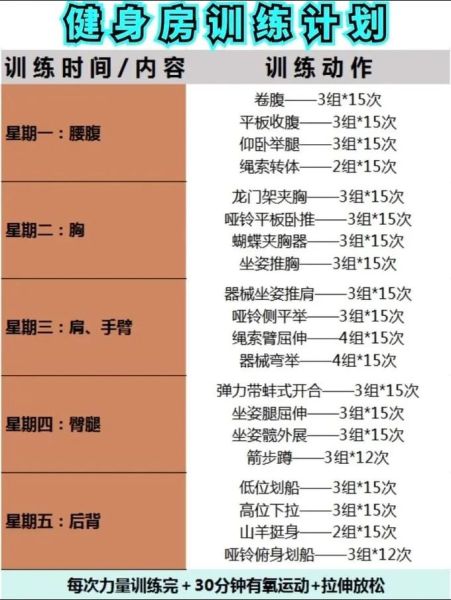 健身房怎么选_新手如何制定训练计划