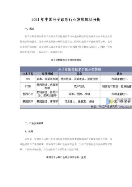 分子诊断试剂发展前景_未来五年市场机会在哪