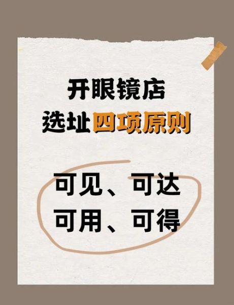 开眼镜店赚钱吗_新手如何选址